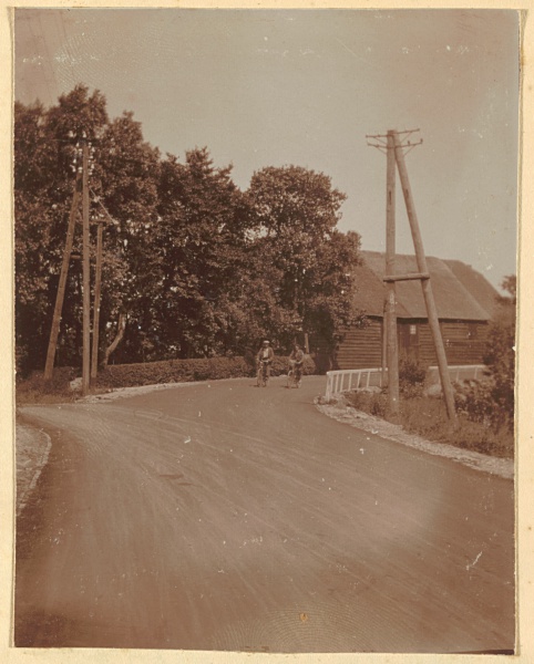 De verbeterde provinciale weg in Rockanje, 1930